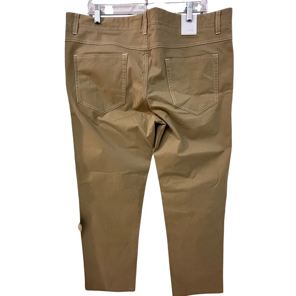 ENZO TOVARE Mens Khaki Chino Pants Size 38 Straight Fit‎ Cotton Stretch Casual